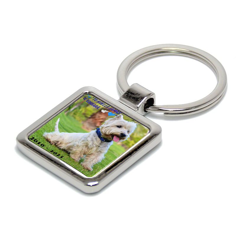 Llavero Metálico Personalizado – Mascota