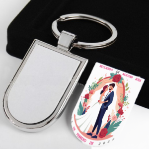 Llavero Metálico Personalizado - Boda
