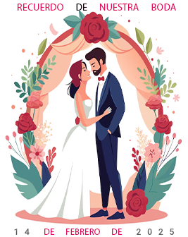 Llavero Metálico Personalizado – Boda