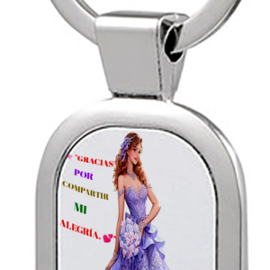 Llavero Metálico Personalizado - Mis 15