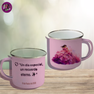 Mug Peltre 9oz - Quinceañera