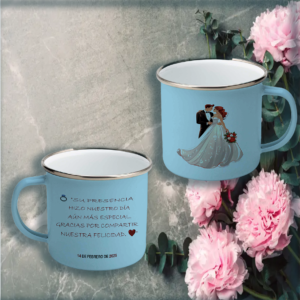 Mug Peltre 9oz - Nuestra Boda